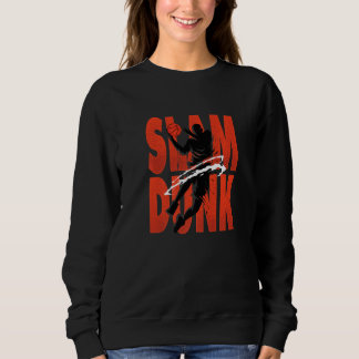 Slam Dunk Basketball Player Hoops Coach Sweatshirt