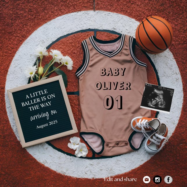 slam-dunk basketball pregnancy announcement (Creator Uploaded)