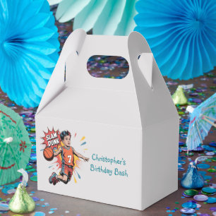 Slam Dunk Boy Birthday Bash Favour Box