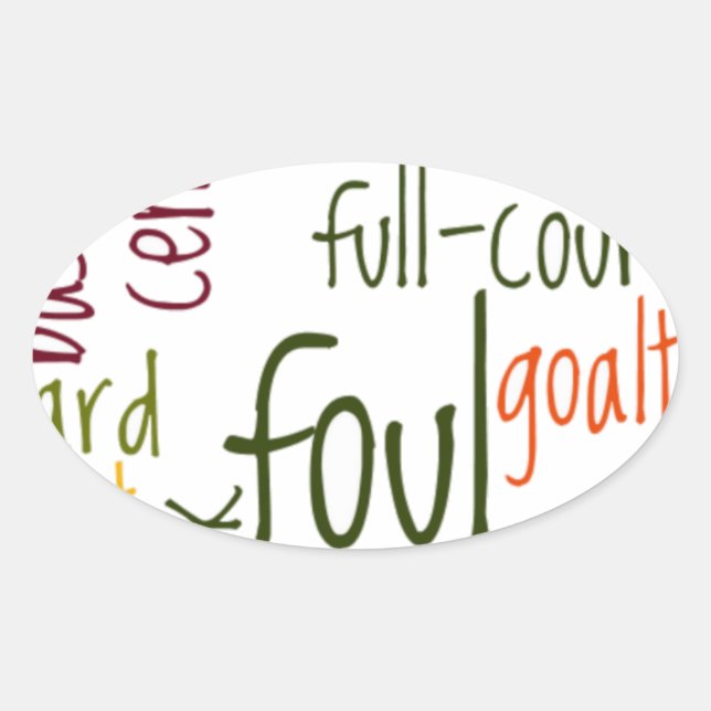 Slam Dunk Dreams: Basketball – Game of Champions Oval Sticker (Front)