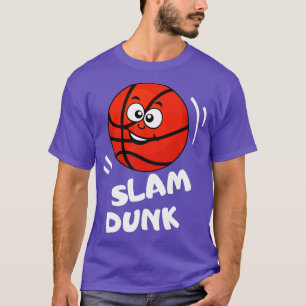 Slam Dunk Funny Basketball Kids Sport T-Shirt