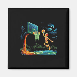 Slam Dunk Hoop Basketball Halloween Men Boys Fans  Magnet