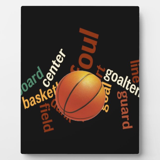 Slam Dunk of Vocabulary: Basketball Game of Champs Plaque (Front)