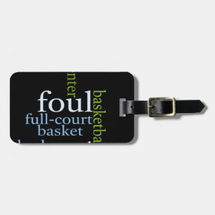 Slam Dunk of Words: Basketball Game of Champions Luggage Tag