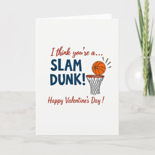 Slam Dunk Valentine Card