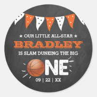 Slam Dunking The Big One | Basketball 1st Birthday