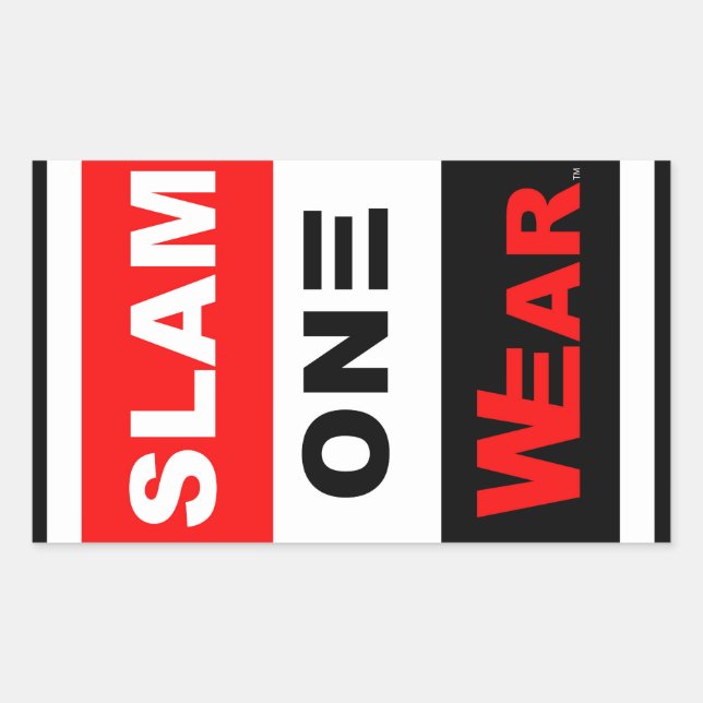 SLAM ONE WEAR STICKER (Front)