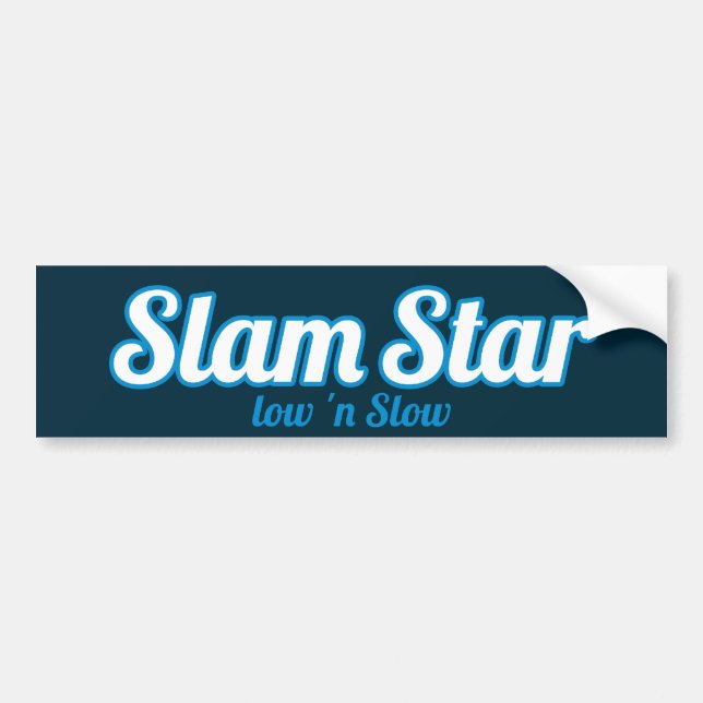 SlamStar Logo Bumper Sticker (Front)