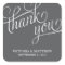 SLANTED | WEDDING THANK YOU LABEL