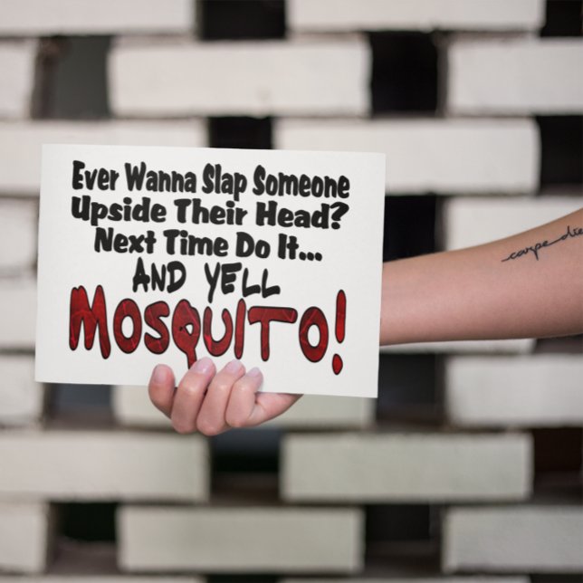 Slap Me & the Mosquito Postcard (Creator Uploaded)