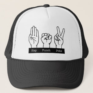 Slap, Punch, Poke Trucker Hat