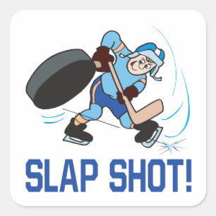 Slap Shot Square Sticker