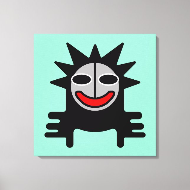Slappy-Denka Clupkitz Portrait Canvas Print (Front)