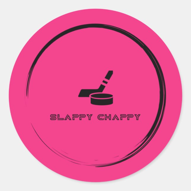 slappychappy sticker (Front)