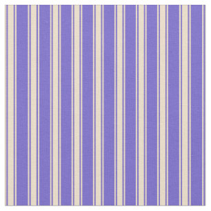 Slate Blue and Tan Striped Pattern Fabric