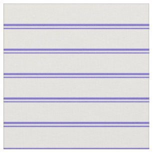 Slate Blue and White Striped Pattern Fabric