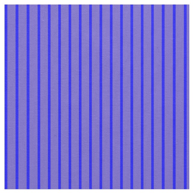 Slate Blue & Blue Coloured Pattern of Stripes Fabric (Close Up)