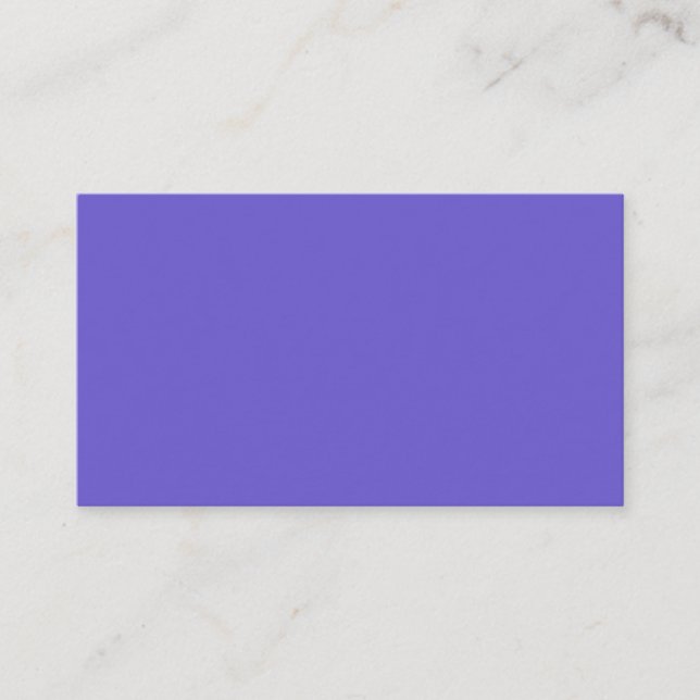 Slate Blue Custom Business Card (Front)