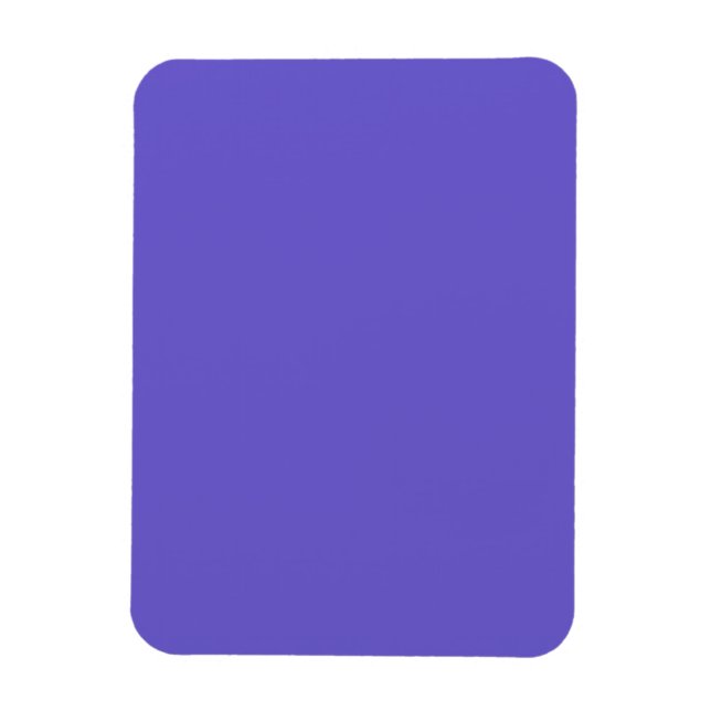 Slate Blue Custom Flexible Photo Magnet (Vertical)