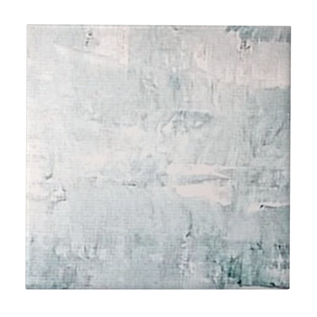 Slate Blue Grey Simple Stone Tile (Front)