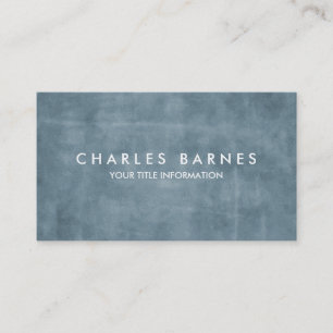 Slate Blue Grunge Business Card