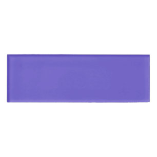 Slate Blue Long Custom Name Tag