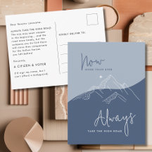 Slate Blue Take the High Road for Senators