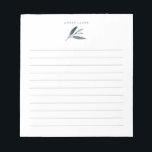 Slate Botanicals Themed | Lined Notepad<br><div class="desc">A vibrant slate botanical themed notepads for your home or office.</div>