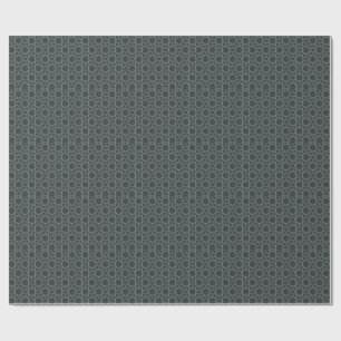 Slate Celadon Geometry Wrapping Paper