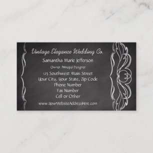 Slate Chalkboard-look Business Card
