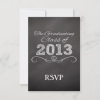 Slate Chalkboard Style Graduation