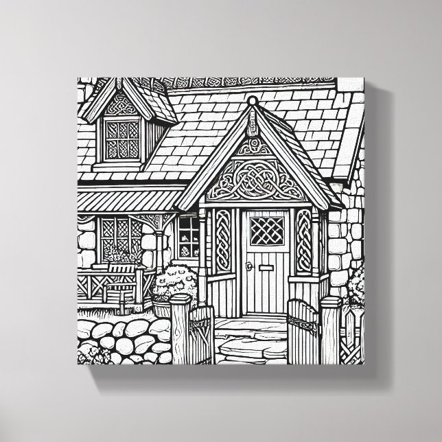 Slate Cottage #14 Canvas Print (Front)