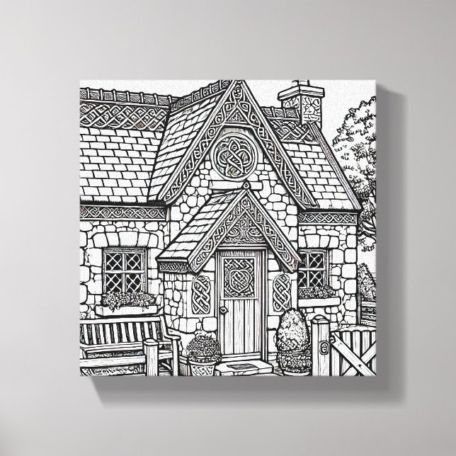 Slate Cottage #25 Canvas Print (Front)