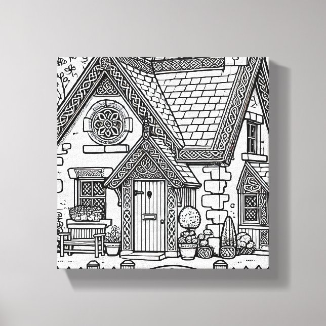 Slate Cottage #30 Canvas Print (Front)