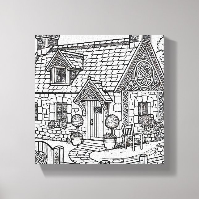 Slate Cottage #46 Canvas Print (Front)