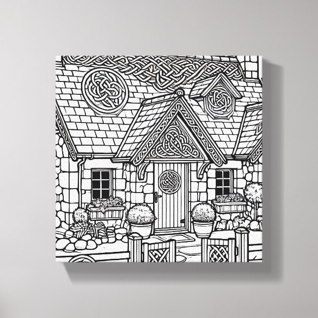 Slate Cottage #5 Canvas Print (Front)