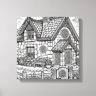 Slate Cottage #8 Canvas Print