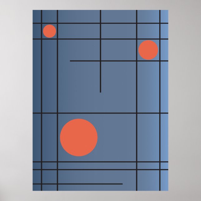 Slate Drift No. 1 — Modern Geometric Wall Art Post (Front)