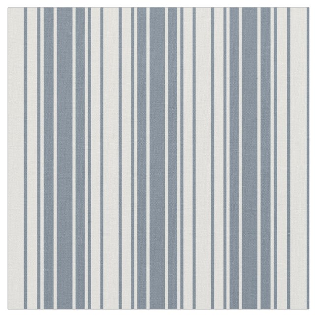 Slate Grey and Light Cyan Lines Fabric (Close Up)