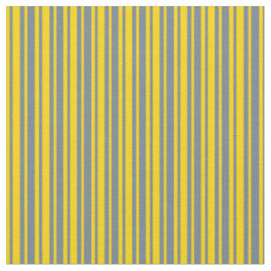 Slate Grey and Yellow Pattern Fabric
