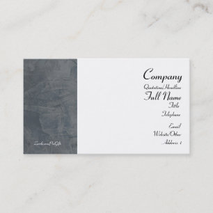Slate Grey Business Cards