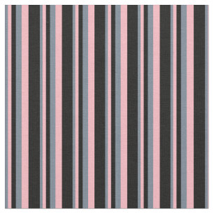 Slate Grey, Light Pink, and Black Coloured Pattern Fabric