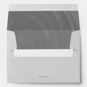 Slate Grey Monogram Envelopes