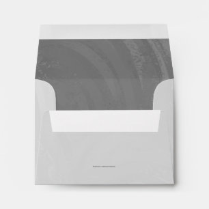 Slate Grey Monogram Envelopes