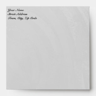 Slate Grey Monogram Envelopes