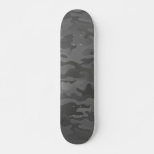 Slate Grey Stealth Camo Skateboard