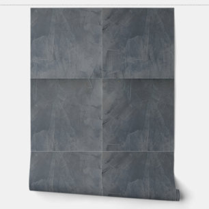 Slate Grey Venetian Plaster Tile Wallpaper