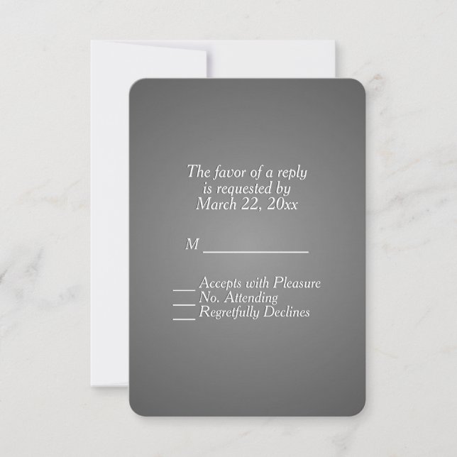 Slate RSVP Card (Front)
