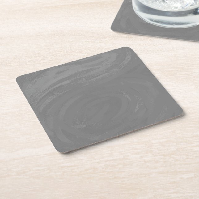 Slate Square Paper Coaster (Angled)