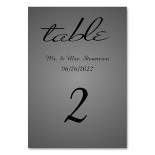 Slate Table Numbers